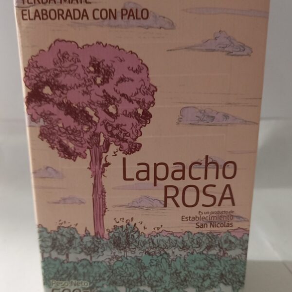 Yerba Mate Lapacho Rosa Agroecológica 500g