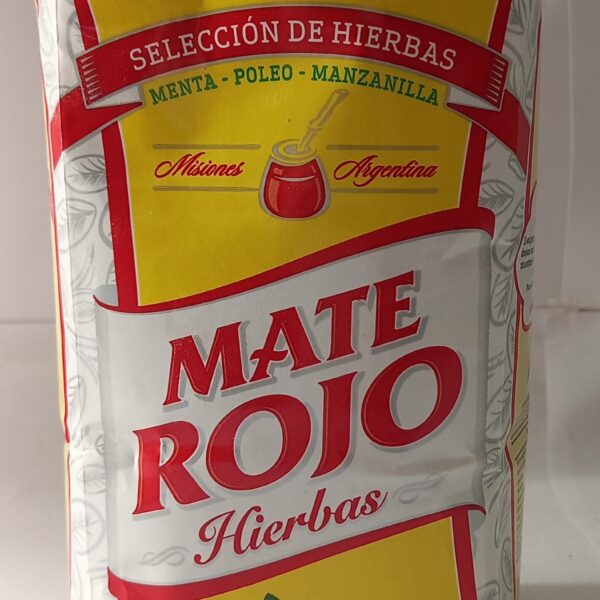 Yerba Mate Rojo con Hierbas 500g