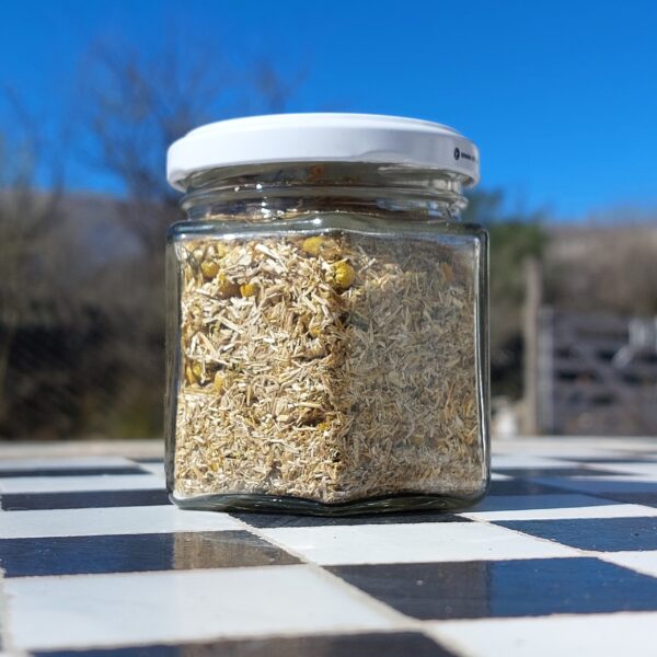 Manzanilla en frasco