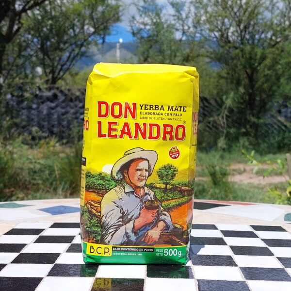 Yerba Mate Don Leandro bajo contenido en polvo 500g