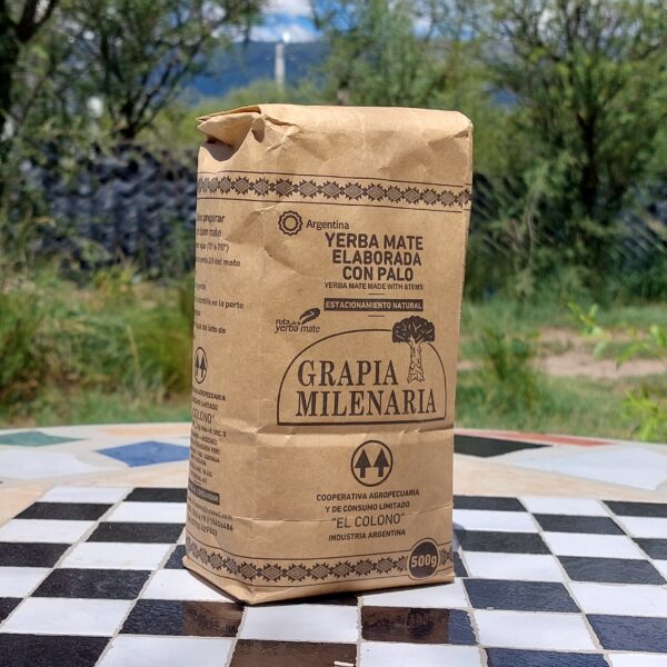 Yerba Mate Grapia Milenaria tradicional 500g