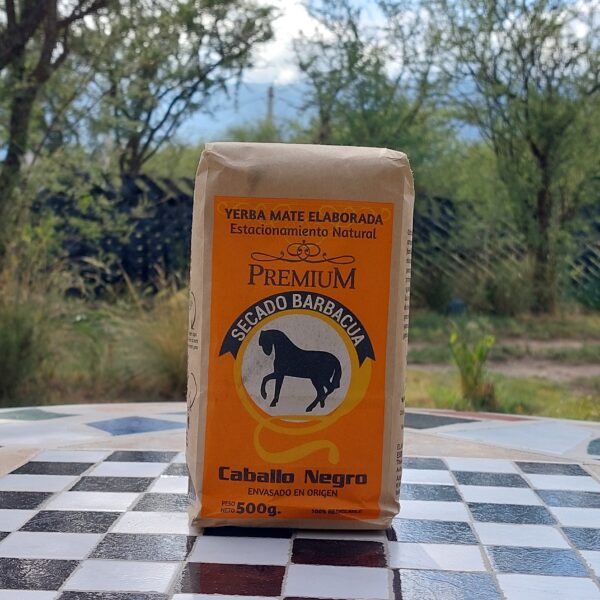 Yerba Mate Caballo Negro barbacuá ahumada 500g
