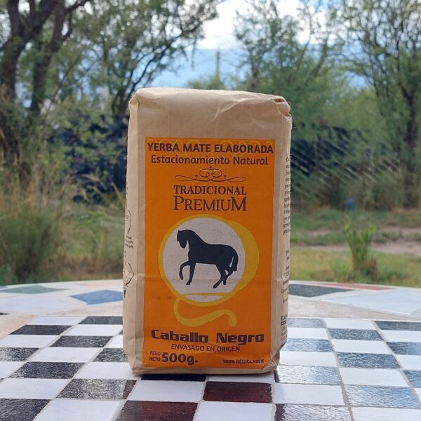 Yerba Mate Caballo Negro tradicional Premium 500g