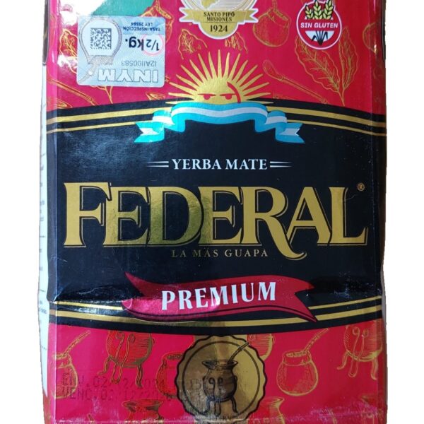 Yerba Mate Federal tradicional Premium 500g